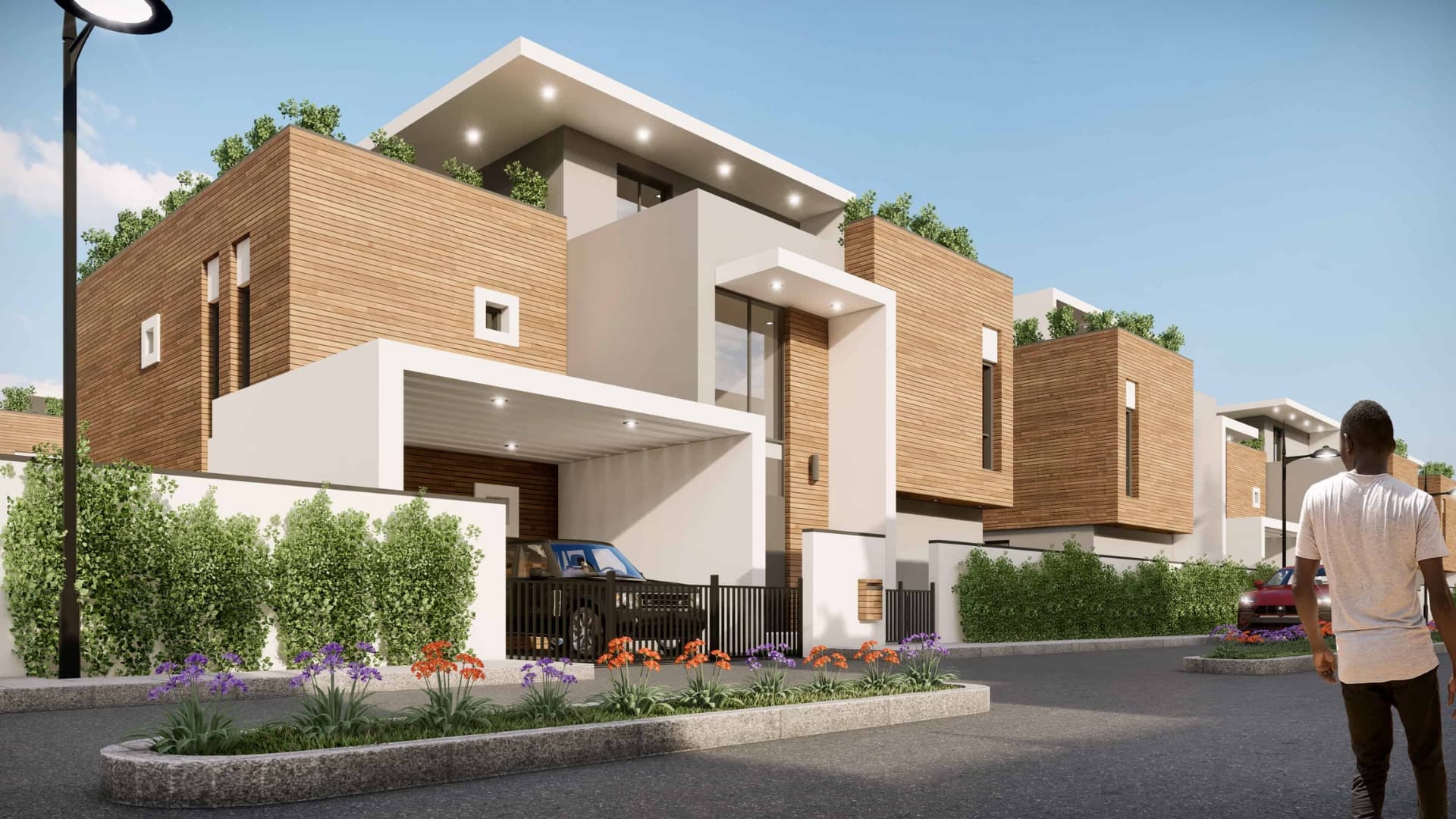 Residential development concept visualization