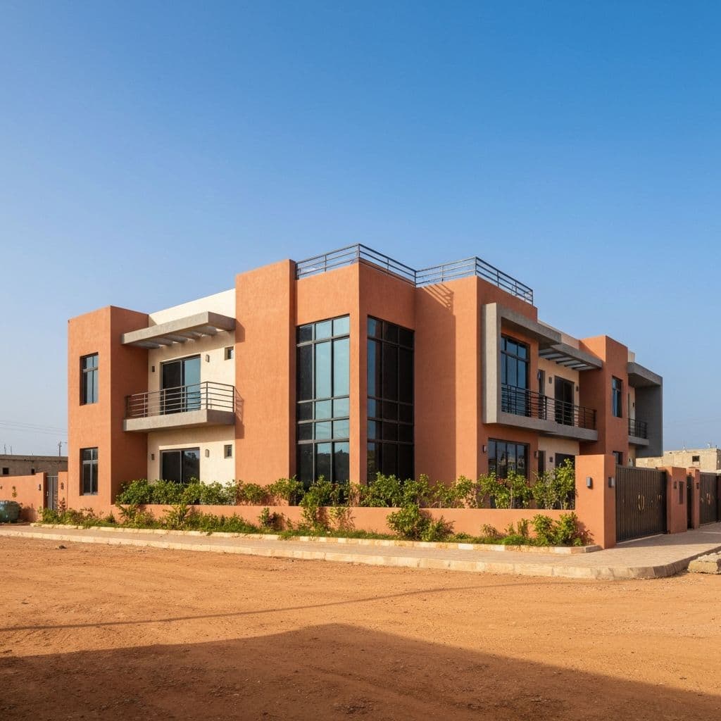 Contemporary residential property